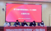 團委召開學習貫徹黨的二十大精神線上專題研討會
